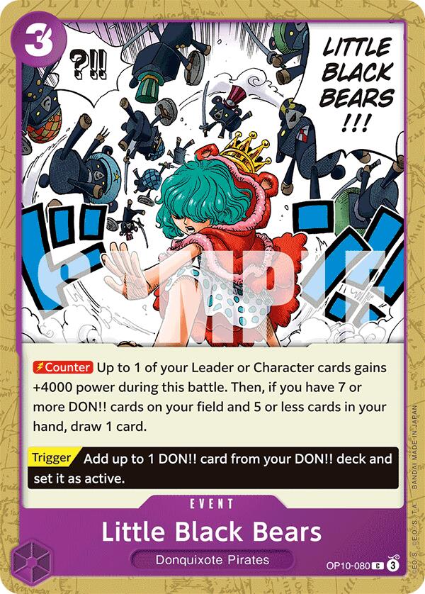 Little Black Bears (OP10-080) - [Royal Blood] - Trinity Hobby