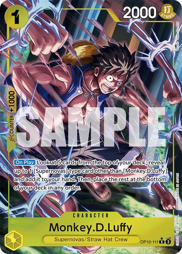 Monkey.D.Luffy (111) (Parallel) (OP10-111) - [Royal Blood] Foil - Trinity Hobby