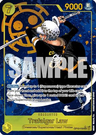 Trafalgar Law (119) (Parallel) (OP10-119) - [Royal Blood] Foil - Trinity Hobby