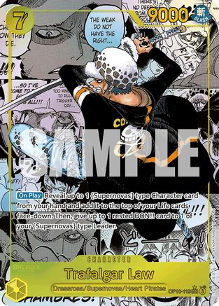 Trafalgar Law (119) (Manga) (OP10-119) - [Royal Blood] Foil - Trinity Hobby