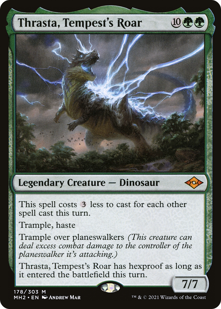 Thrasta, Tempest's Roar [Modern Horizons 2] - Trinity Hobby