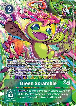 Green Scramble [LM-030] (Alternate Art) [Starter Deck: Hero of Hope] - Trinity Hobby