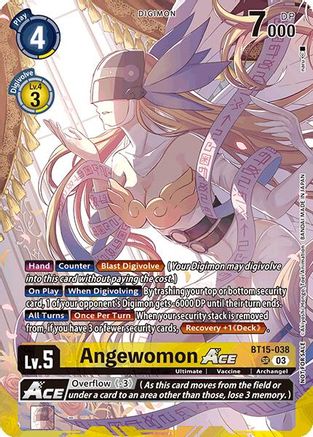 Angewomon ACE [BT15-038] (Limited Card Pack) [World Convergence Promos] - Trinity Hobby