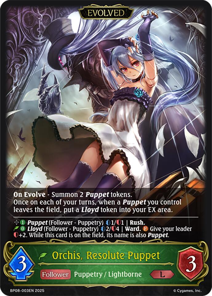 Orchis, Resolute Puppet // Orchis, Vengeful Puppet (BP08-003EN) [Alterchaotica] - Trinity Hobby