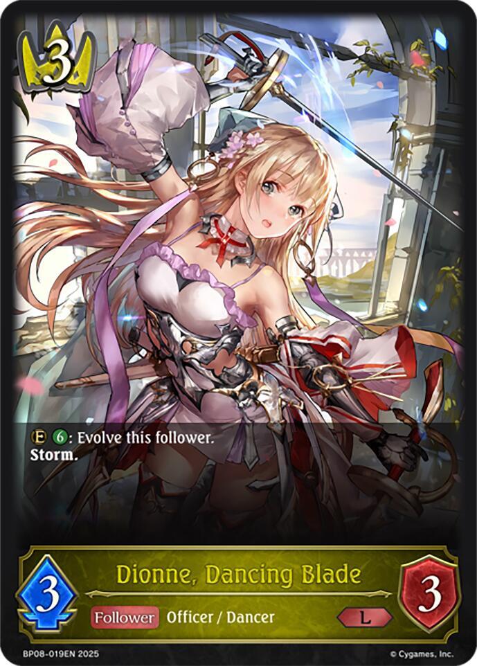 Dionne, Dancing Blade (bp08 019) [Alterchaotica]