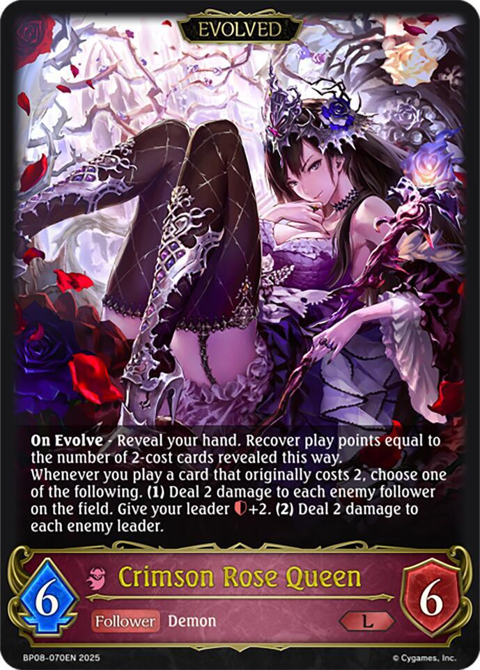 Crimson Rose Queen (evolved) (bp08 070) [Alterchaotica]