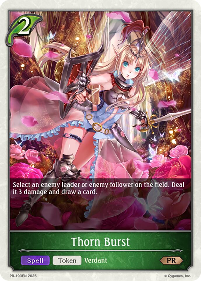 Thorn Burst (PR-193EN) [Promotional Cards] - Trinity Hobby