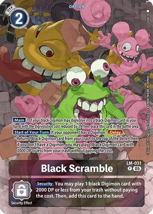 Black Scramble [LM-031] (Alternate Art) [Starter Deck: Hero of Hope] - Trinity Hobby