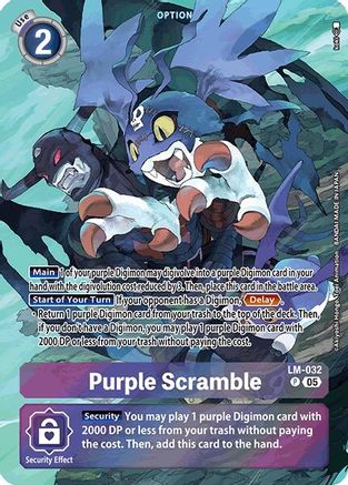 Purple Scramble [LM-032] (Alternate Art) [Starter Deck: Hero of Hope] - Trinity Hobby