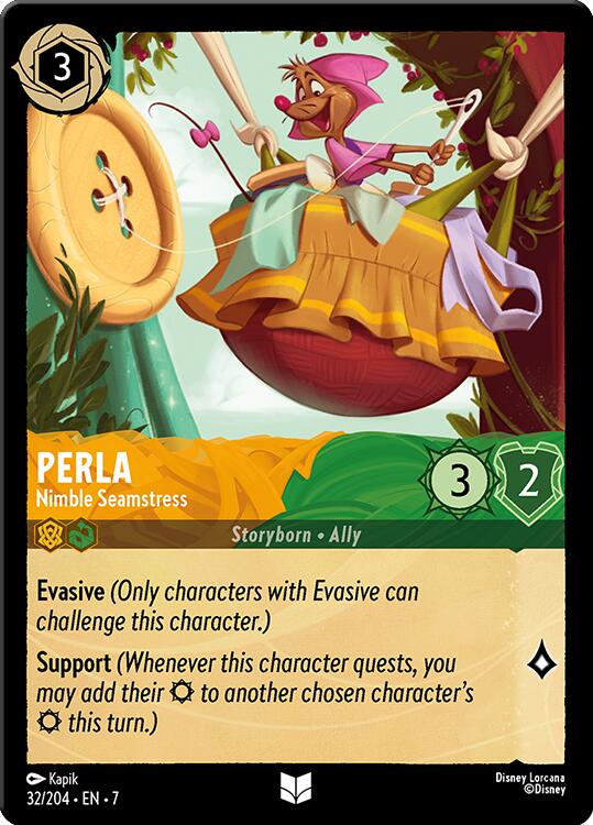 Perla - Nimble Seamstress (32/204) [Archazia's Island] - Trinity Hobby