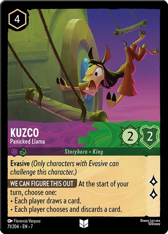Kuzco - Panicked Llama (71/204) [Archazia's Island] - Trinity Hobby