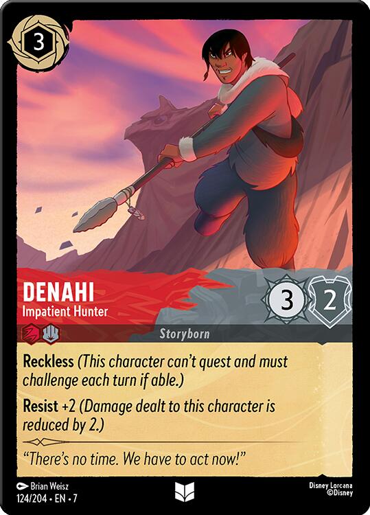 Denahi - Impatient Hunter (124/204) [Archazia's Island] - Trinity Hobby