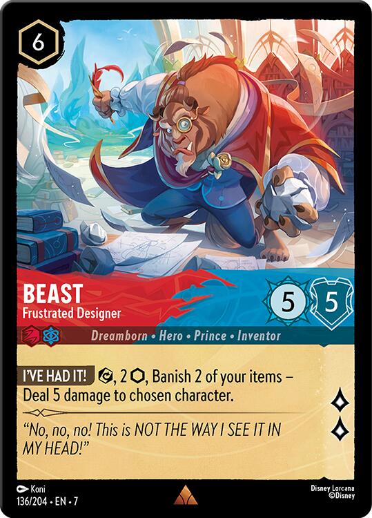 Beast - Frustrated Designer (136/204) [Archazia's Island] - Trinity Hobby