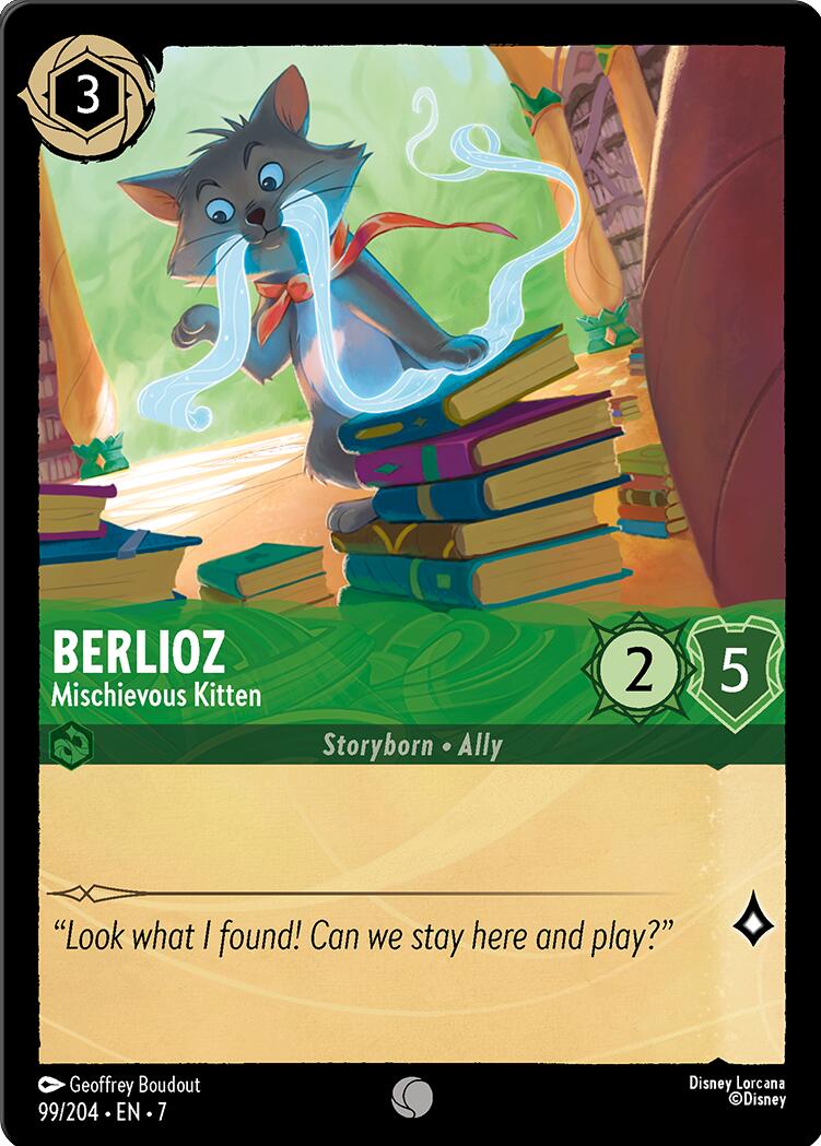 Berlioz - Mischievous Kitten (99/204) [Archazia's Island] - Trinity Hobby
