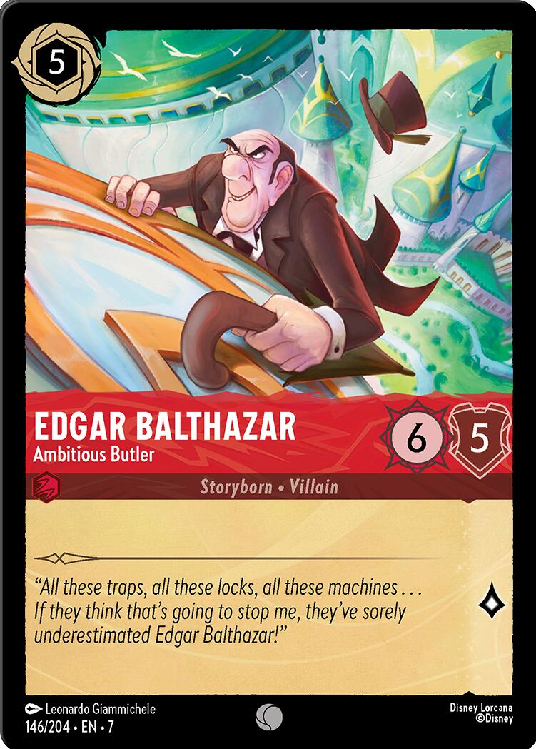 Edgar Balthazar - Ambitious Butler (146/204) [Archazia's Island] - Trinity Hobby