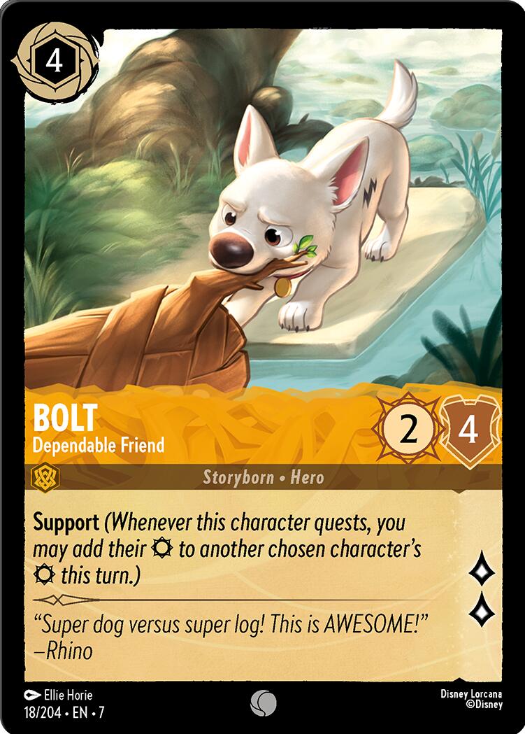 Bolt - Dependable Friend (18/204) [Archazia's Island] - Trinity Hobby