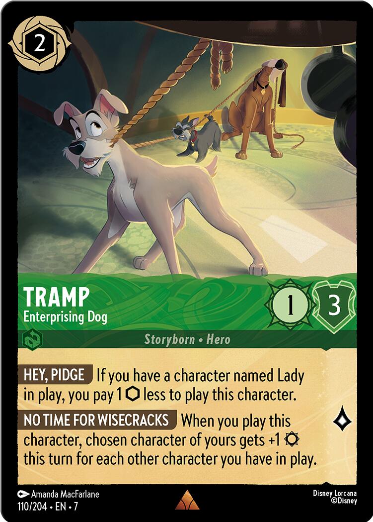 Tramp - Enterprising Dog (110/204) [Archazia's Island] - Trinity Hobby