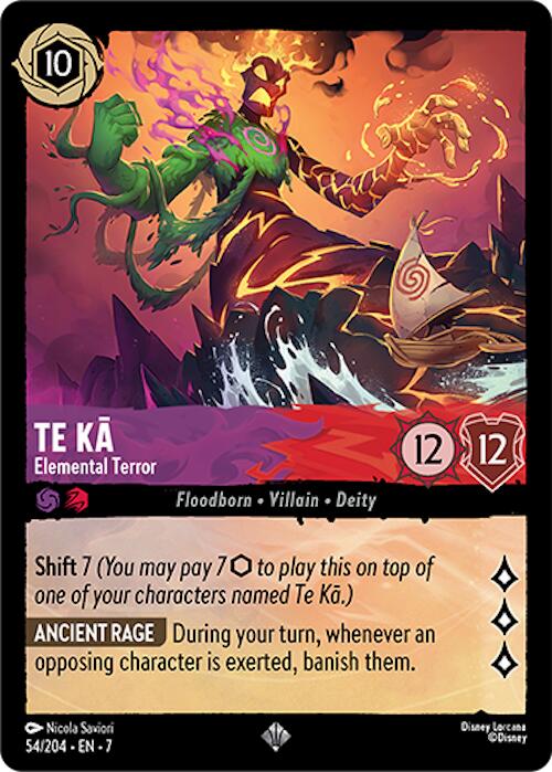 Te Ka - Elemental Terror (54/204) [Archazia's Island] - Trinity Hobby