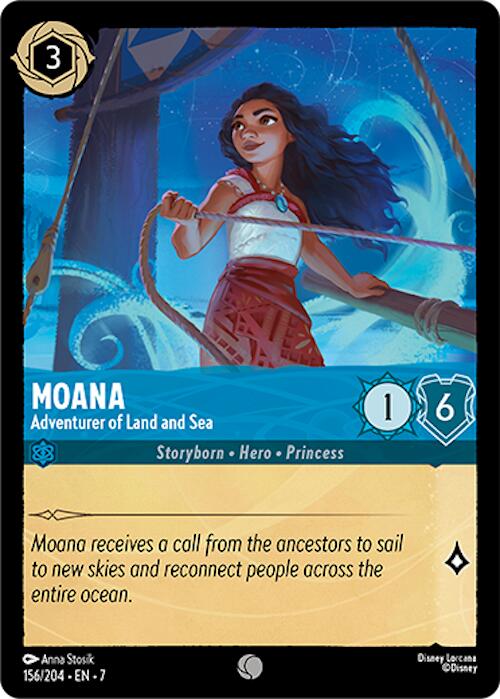 Moana - Adventurer of Land and Sea (156/204) [Archazia's Island] - Trinity Hobby
