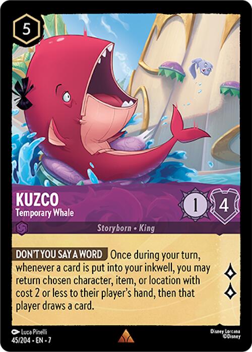 Kuzco - Temporary Whale (45/204) [Archazia's Island] - Trinity Hobby
