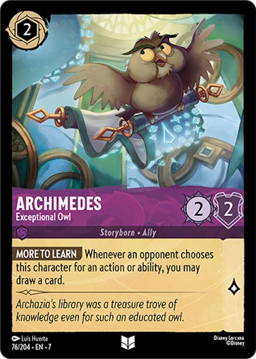 Archimedes - Exceptional Owl (76/204) [Archazia's Island] - Trinity Hobby