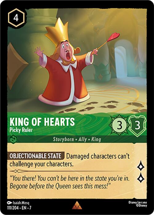 King of Hearts - Picky Ruler (111/204) [Archazia's Island] - Trinity Hobby