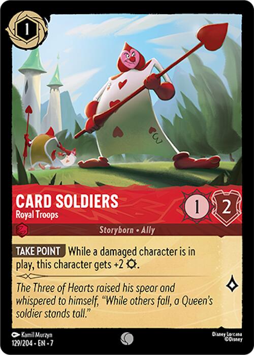 Card Soldiers - Royal Troops (129/204) [Archazia's Island] - Trinity Hobby