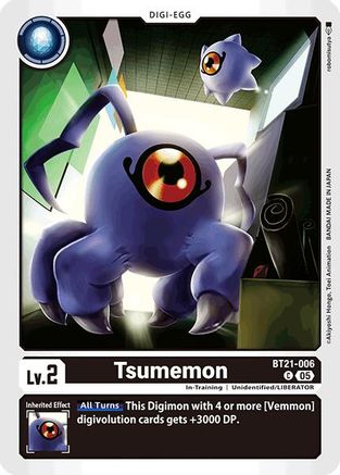 Tsumemon [BT21-006] [World Convergence] - Trinity Hobby