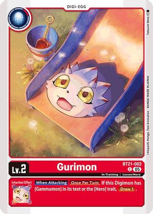 Gurimon [BT21-002] [World Convergence] - Trinity Hobby