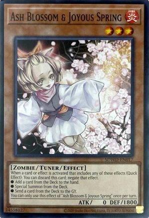 Ash Blossom & Joyous Spring (Unlimited Misprint) [SDWD-EN017] Common - Trinity Hobby