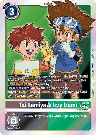 Tai Kamiya & Izzy Izumi [ST20-13] [Starter Deck: Protector of Light] - Trinity Hobby