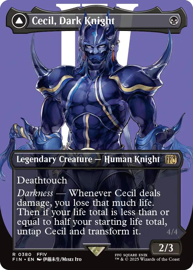 Cecil, Dark Knight (Borderless)  (FIN-380) - [FINAL FANTASY] (Borderless) - Trinity Hobby