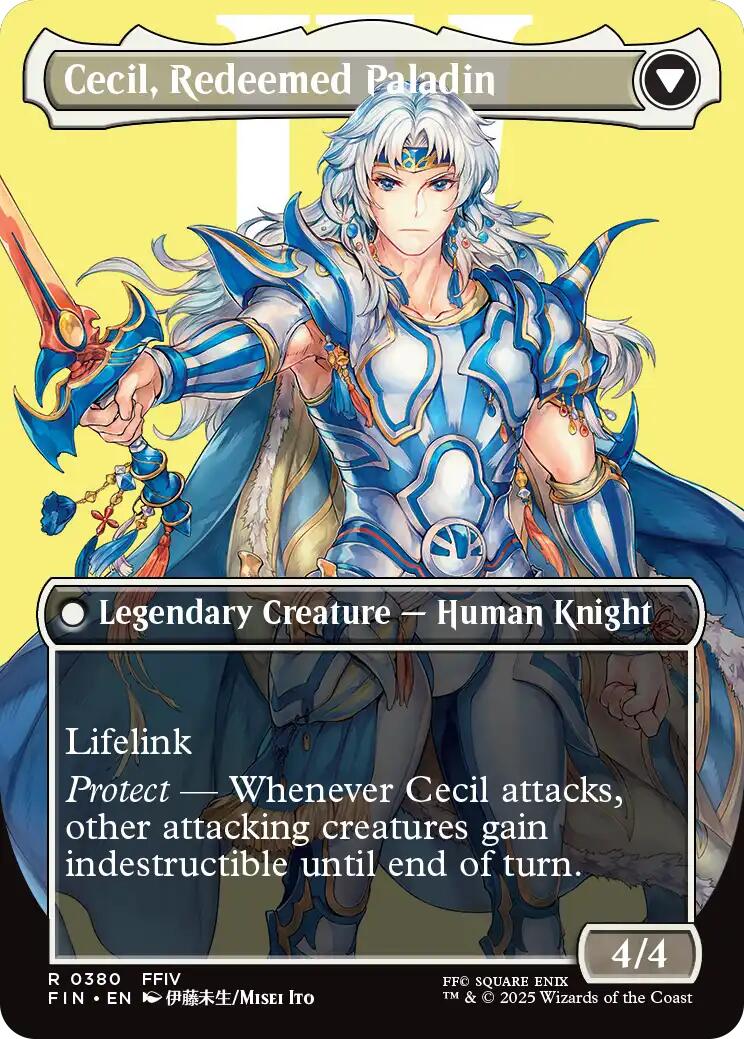 Cecil, Dark Knight (Borderless)  (FIN-380) - [FINAL FANTASY] (Borderless) - Trinity Hobby
