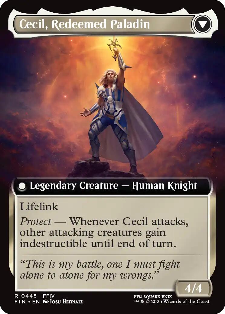 Cecil, Dark Knight (Extended Art)  (FIN-445) - [FINAL FANTASY]: (Extended Art) - Trinity Hobby