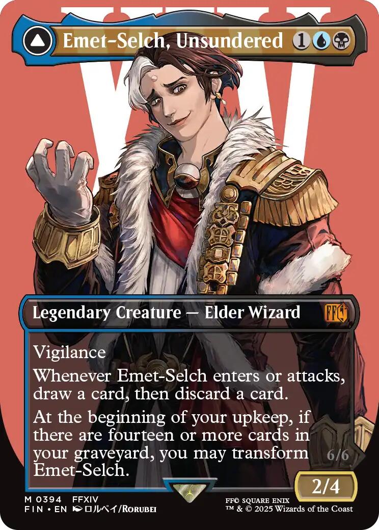 Emet-Selch, Unsundered (Borderless)  (FIN-394) - [FINAL FANTASY] (Borderless) - Trinity Hobby