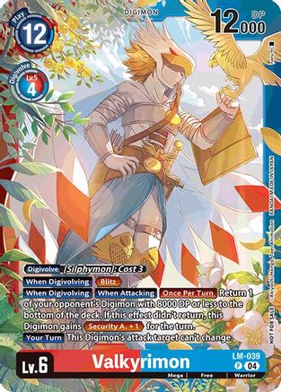 Valkyrimon [LM-039] (Limited Card Pack) [World Convergence] - Trinity Hobby