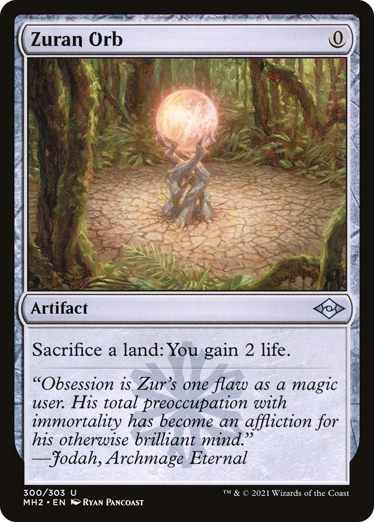Zuran Orb [Etched Foil]  (MH2-300) - [Modern Horizons 2] - Trinity Hobby