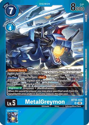 MetalGreymon [BT10-024] (Special Event Pack 2025) [Xros Encounter Promos] - Trinity Hobby