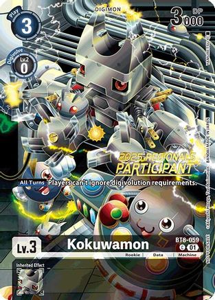 Kokuwamon [BT8-059] (2025 Regionals Participant) [New Awakening Promos] - Trinity Hobby