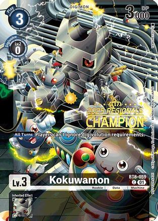 Kokuwamon [BT8-059] (2025 Regionals Champion) [New Awakening Promos] - Trinity Hobby