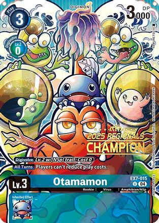 Otamamon [EX7-015] (2025 Regionals Champion) [Digimon LIBERATOR Promos] - Trinity Hobby