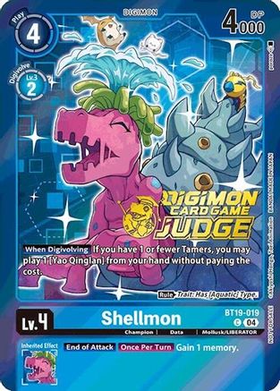 Shellmon [BT19-019] (Judge Pack 2025 Wave 1) [Release Special Booster Ver.2.0] - Trinity Hobby