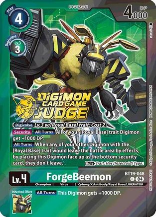 ForgeBeemon [BT19-048] (Judge Pack 2025 Wave 1) [Release Special Booster Ver.2.0] - Trinity Hobby