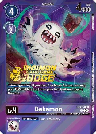 Bakemon [BT20-068] (Judge Pack 2025 Wave 1) [Release Special Booster Ver.2.5 Promos] - Trinity Hobby