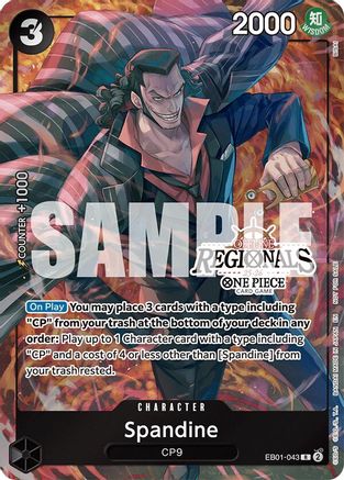 Spandine (Regional Participation Pack 2025 Vol.1) (EB01-043) - [One Piece Promotion Cards] - Trinity Hobby