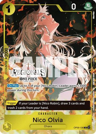 Nico Olvia (Regional Participation Pack 2025 Vol.1) (OP09-106) - [One Piece Promotion Cards] - Trinity Hobby
