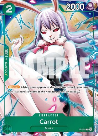 Carrot (Event Pack Vol. 6) (P-070) - [One Piece Promotion Cards] Foil - Trinity Hobby