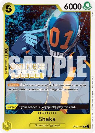 Shaka (Judge Pack Vol. 5) (OP07-101) - [One Piece Promotion Cards] Foil - Trinity Hobby