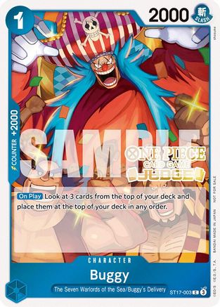 Buggy (Judge Pack Vol. 5) (ST17-003) - [One Piece Promotion Cards] Foil - Trinity Hobby