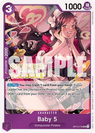 Baby 5 (Judge Pack Vol. 5) (OP10-076) - [One Piece Promotion Cards] Foil - Trinity Hobby